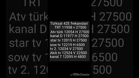 tv8 frekans türksat 42e